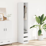 Wardrobe White 30x50x200 cm Engineered Wood 3307738