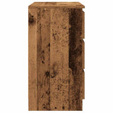Sideboard with Drawer Old Wood 71x35x65 cm Engineered Wood 861578