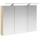 Bathroom Cabinet Set 4 pcs Sonoma Oak Engineered Wood 3406657