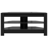 Corner TV Cabinet 102 x 40.5 x 45 cm Black Engineered Wood 889776