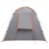 Cabin Tent Grey and Orange 400 x 210 x 180 cm Polyester 42028517