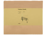 Table Cloth 5 pcs Rectangular Beige 110 x 160 cm Polyester 42040194