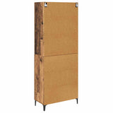 Highboard Old Wood 69.5 x 34 x 180 cm Engineered Wood 3415628