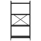Bookshelf Black Oak 60 x 30 x 120 cm Engineered Wood 868389