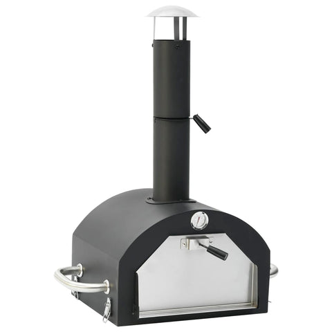 ZNTS Outdoor Pizza Oven with Pizza Stone 310116