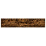 Wall Shelves 4 pcs Smoked Oak 100x20x1,5 cm Engineered Wood 838291