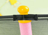 Kids Trampoline Mini Bouncer with Enclosure Safety Net For Ages 3-10 Years - Pink T3398P348058