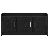 TV Cabinet 102 x 33 x 47 cm Black Oak Engineered Wood 8011188