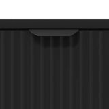 Bedside Table Black 63.5 x 36 x 61 cm Engineered wood 883465
