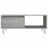 Coffee Table Grey Sonoma 90x50x36.5 cm Engineered Wood 830570