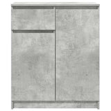 Sideboard with Drawer Concrete Grey 71x35x84 cm Engineered Wood 861592