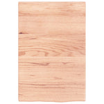 Basin Shelf Wall Mounted Steel and Solid Wood Oak 3302559