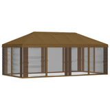 Gazebo Cover with Sidewalls Taupe 600.5 x 300.5 cm Polyester 900440