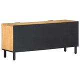 ZNTS TV Cabinet Brown 105x33x46 cm Solid Wood Mango 4017734