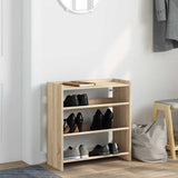 Shoe Rack Sonoma Oak 60x25x62 cm Engineered Wood 859889