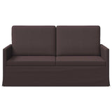 2 Seater Sofa Dark Brown 150 x 81 x 82 cm Fabric 42041077