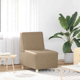 Modular Sofa Unit Armless Cappuccino 55 x 74 x 82 cm 4108493