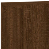 6 Piece TV Wall Units Brown Oak Engineered Wood 3216445
