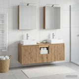 Bathroom Cabinet Set 5 pcs Artisan Oak Engineered Wood 3406398