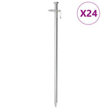 Tent Pegs 24 pcs 30 cm 8 mm Galvanised Steel 4009357