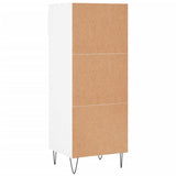 Shoe Cabinet High Gloss White 40x36x105 cm Engineered Wood 831462
