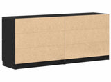 Sideboard 2 pcs Black Oak 60 x 30 x 70 cm Engineered Wood 3333073