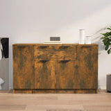 Sideboards 3 pcs Smoked Oak Engineered Wood 3115833