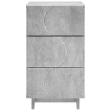 Bedside Cabinet 2 pcs Concrete Grey 33.5 x 34.5 x 60 cm 8011430