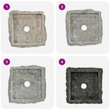 Sink Grey 30x30x13 cm Marble 149176