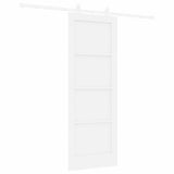 Sliding Door ORKDAL White 73.5 x 198.5 cm Solid Pine Wood 3333411