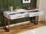 Dressing Table With 2 Drawers 75 Cm High ,Chest Drawers Bedroom Highboard White Sideboard Chest WF319173AAW