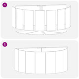 Planter Black 120 x 60 x 50 cm Steel 883703