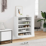Shoe Cabinet White 60x35x70 cm Engineered Wood 808936