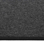 ZNTS Carpet Runner Anthracite 80x250 cm 326965