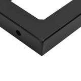 Basin Shelf Wall Mounted Steel and Solid Wood Acacia 3302837
