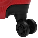 Suitcase with Lock 3 pcs Red 50 x 31 x 78 cm ABS Plastic 42006249