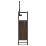 ZNTS 3 Piece Bathroom Cabinet Set Brown Oak Engineered Wood 3214348