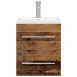 Bathroom Sink Cabinet with Drawer Old Wood 41 x 38.5 x 48 cm 3415759