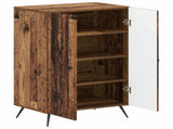 Shoe Cabinet BREDA 59.5 x 39.5 x 90 cm Engineered Wood Old Wood 897533