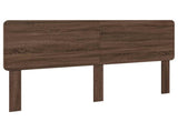 Bed Frame with Drawer Brown Oak 200 x 200 cm Engineer Wood 3412566