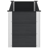 Garden Raised Bed Black 150 x 50 x 54 cm 42038980