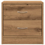 ZNTS Bedside Cabinets 2 pcs Artisian Oak 40x30x40 cm Engineered Wood 855927