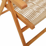 Garden Dining Set Beige PE Rattan Medium Expandable Table Leaves 3281735