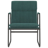 Lounge Chair Dark Green 55x64x80 cm Fabric 351346