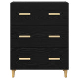 Sideboard Black Oak 69.5 x 34 x 90 cm Engineered Wood 880636