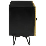 TV Cabinet 110x30x45 cm Solid Wood Mango 351625