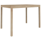 Dining Table 110x70x75 cm Solid Wood Acacia 345081