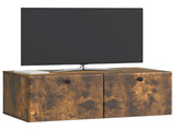 Wall-Mounted TV Cabinet 78.5 x 41 x 30 cm Smoked Oak 899200