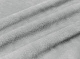 Throw Blankets 6 pcs Grey 240 x 270 cm Fleece 42016804