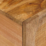 Coffee Table Natural 80 x 50 x 40 cm Solid Mango Wood 4018049